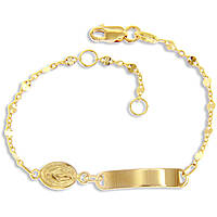 bracelet enfant Avec Plaque Or 18 kt bijou GioiaPura Oro 750 GP-S201946