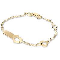bracelet enfant Avec Plaque Or 18 kt bijou GioiaPura Oro 750 GP-S213414