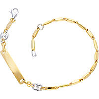 bracelet enfant Avec Plaque Or 18 kt bijou GioiaPura Oro 750 GP-S244100