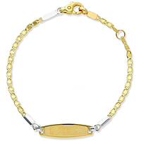 bracelet enfant Avec Plaque Or 9 kt bijou GioiaPura Oro 375 GP9-S166073