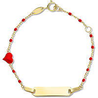 bracelet enfant Avec Plaque Or 9 kt bijou GioiaPura Oro 375 GP9-S254083