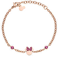 bracelet enfant bijoux Disney Mickey and Minnie B600588PRPL-B.CS