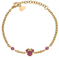 bracelet enfant bijoux Disney Mickey and Minnie B600589YRPL-B.CS