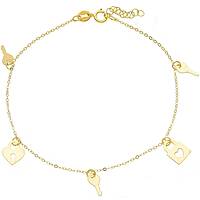 bracelet femme Avec Charms Or 18 kt bijou GioiaPura Oro 750 GP-S252076