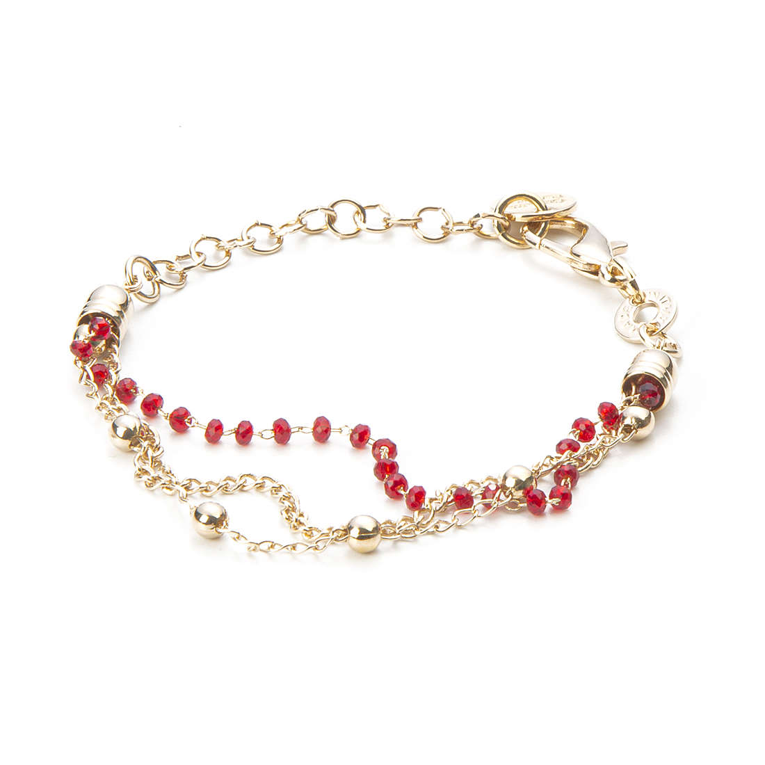 bracelet femme bijoux 4US Cesare Paciotti Little Rosary Gold 4UBR3158W