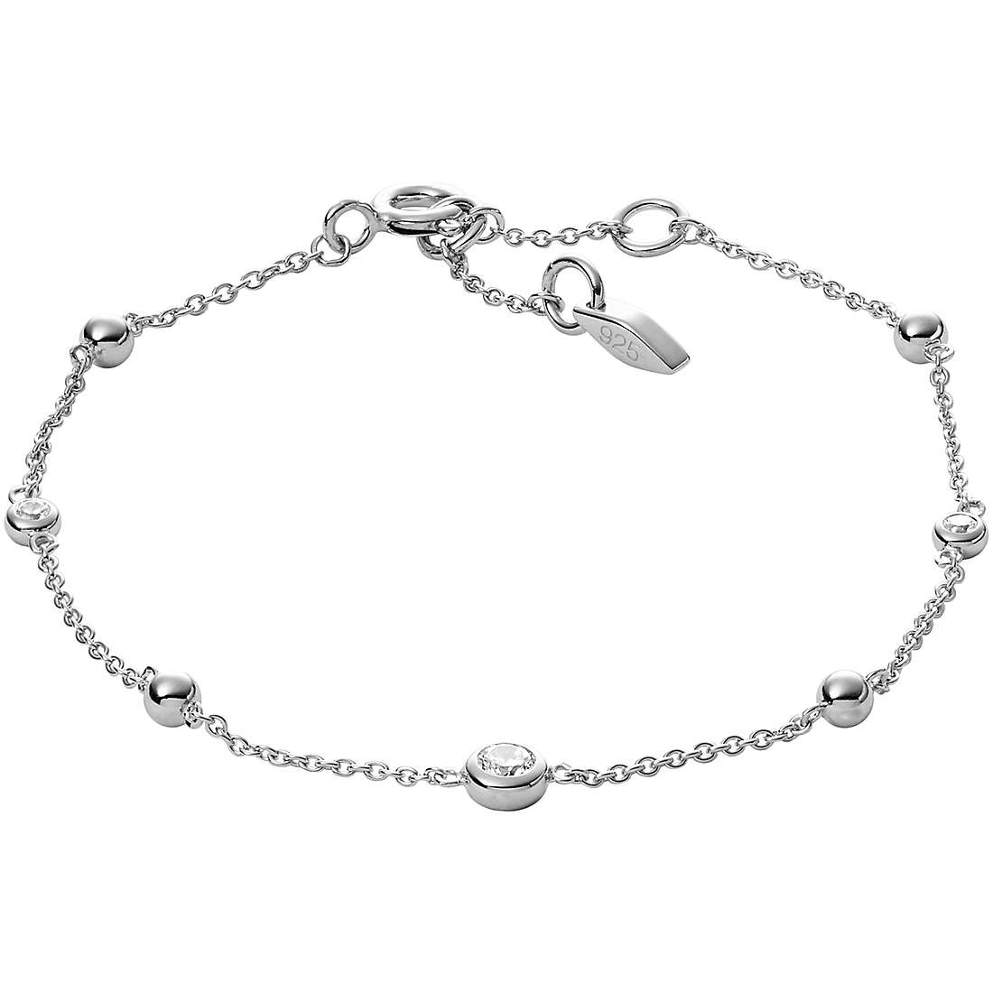 bracelet femme bijoux Fossil Sterling Silver JFS00452040