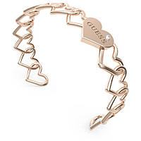 bracelet femme bijoux Guess Heart To Heart JUBB01086JWRGS