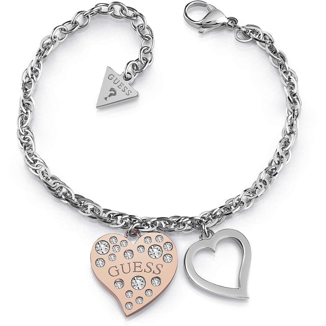 bracelet femme bijoux Guess Heart Warming JUBB78095JW