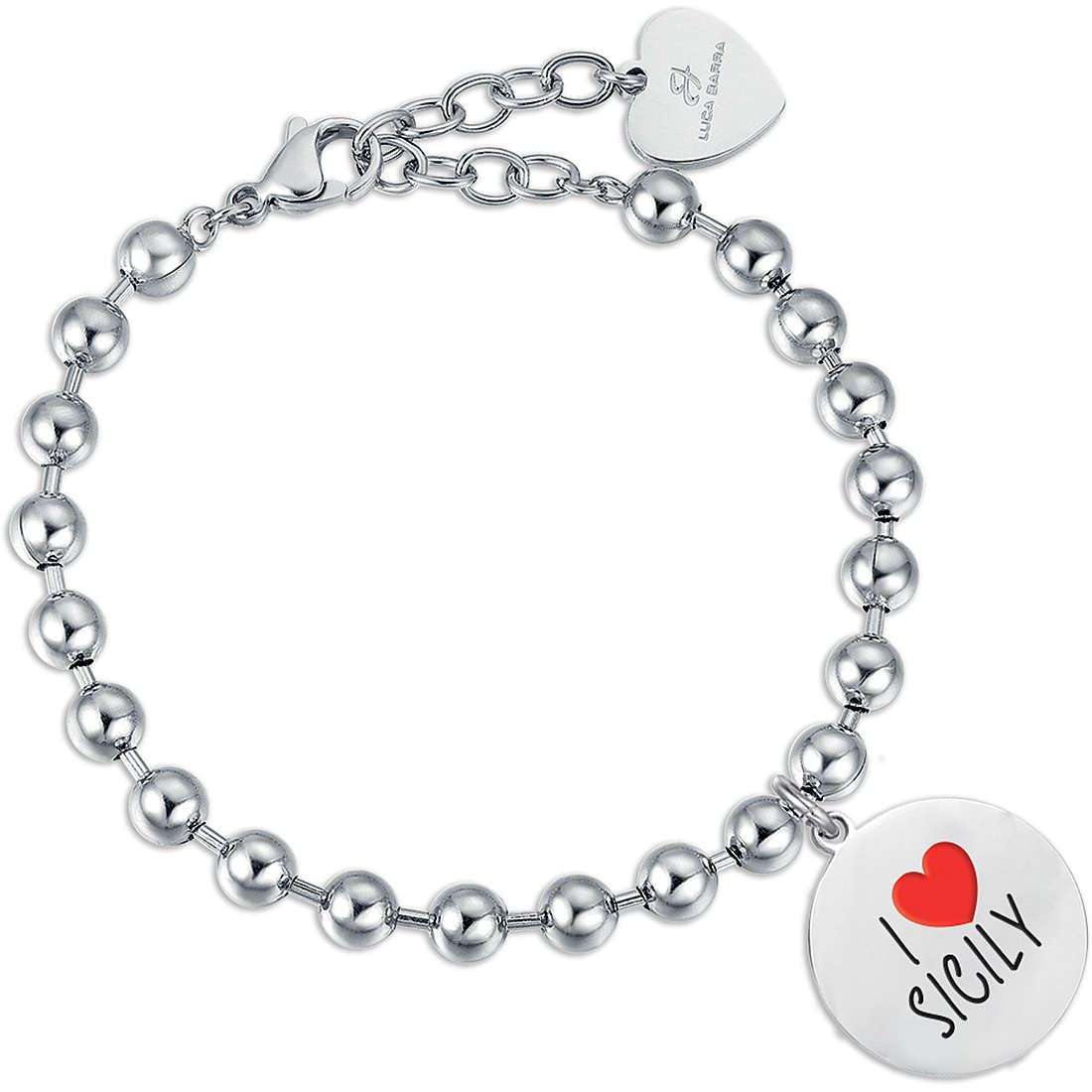 bracelet femme bijoux Luca Barra I Love Sicily BK2079