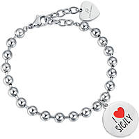 bracelet femme bijoux Luca Barra I Love Sicily BK2079
