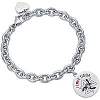 bracelet femme bijoux Luca Barra I Love Sicily BK2080