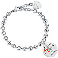 bracelet femme bijoux Luca Barra I Love Sicily BK2088