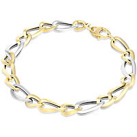 bracelet femme Gourmette Or 18 kt bijou GioiaPura Oro 750 GP-S211893