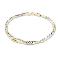 bracelet femme Gourmette Or 18 kt bijou GioiaPura Oro 750 GP-S241289