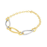 bracelet femme Gourmette Or 9 kt bijou GioiaPura Oro 375 GP9-S178013