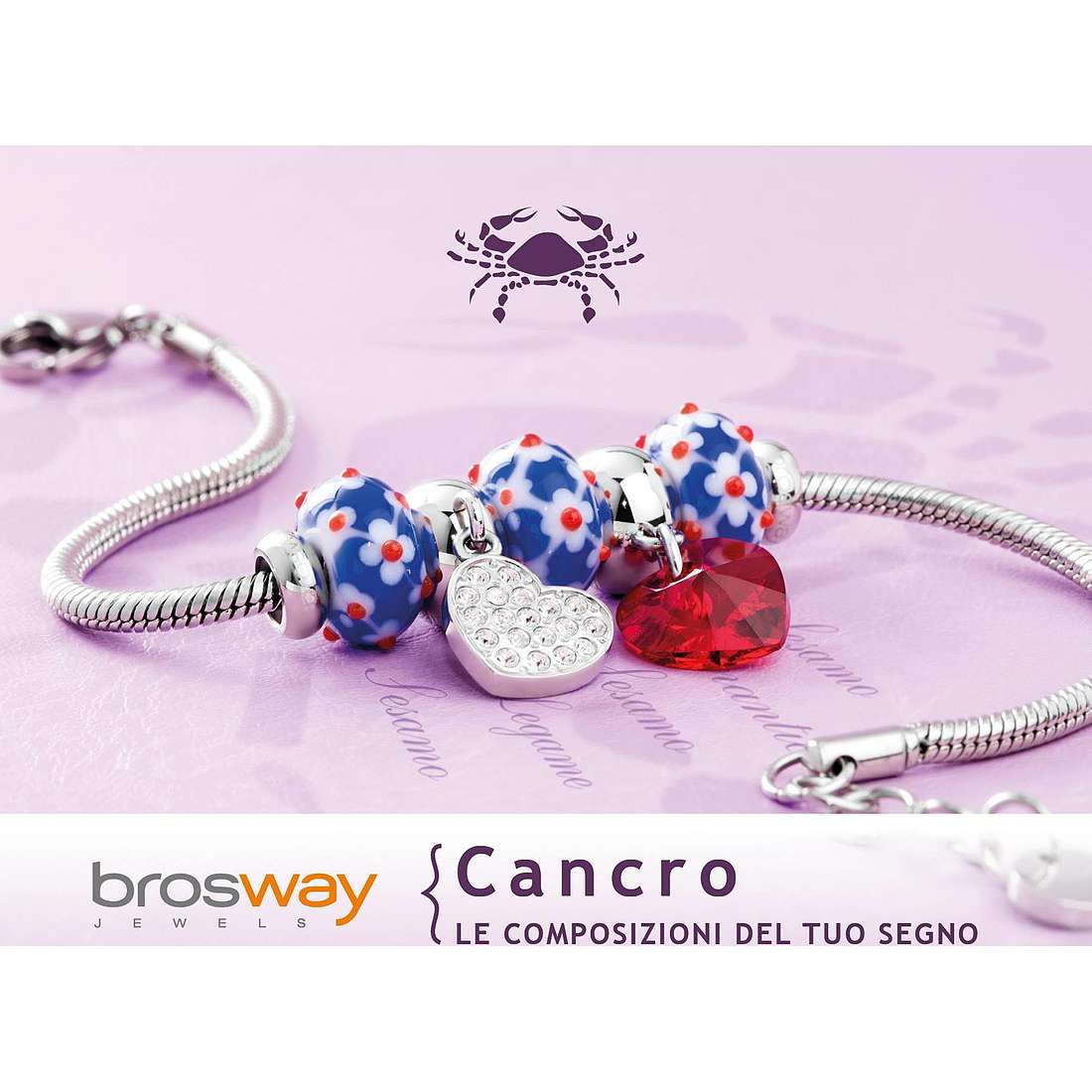 bracelet femme signe du zodiaque Cancer Brosway bijou Tres Jolie Mini BTJMZ04