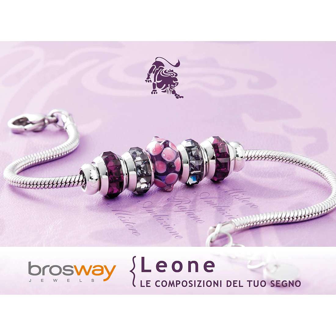 bracelet femme signe du zodiaque Lion Brosway bijou Tres Jolie Mini BTJMZ05