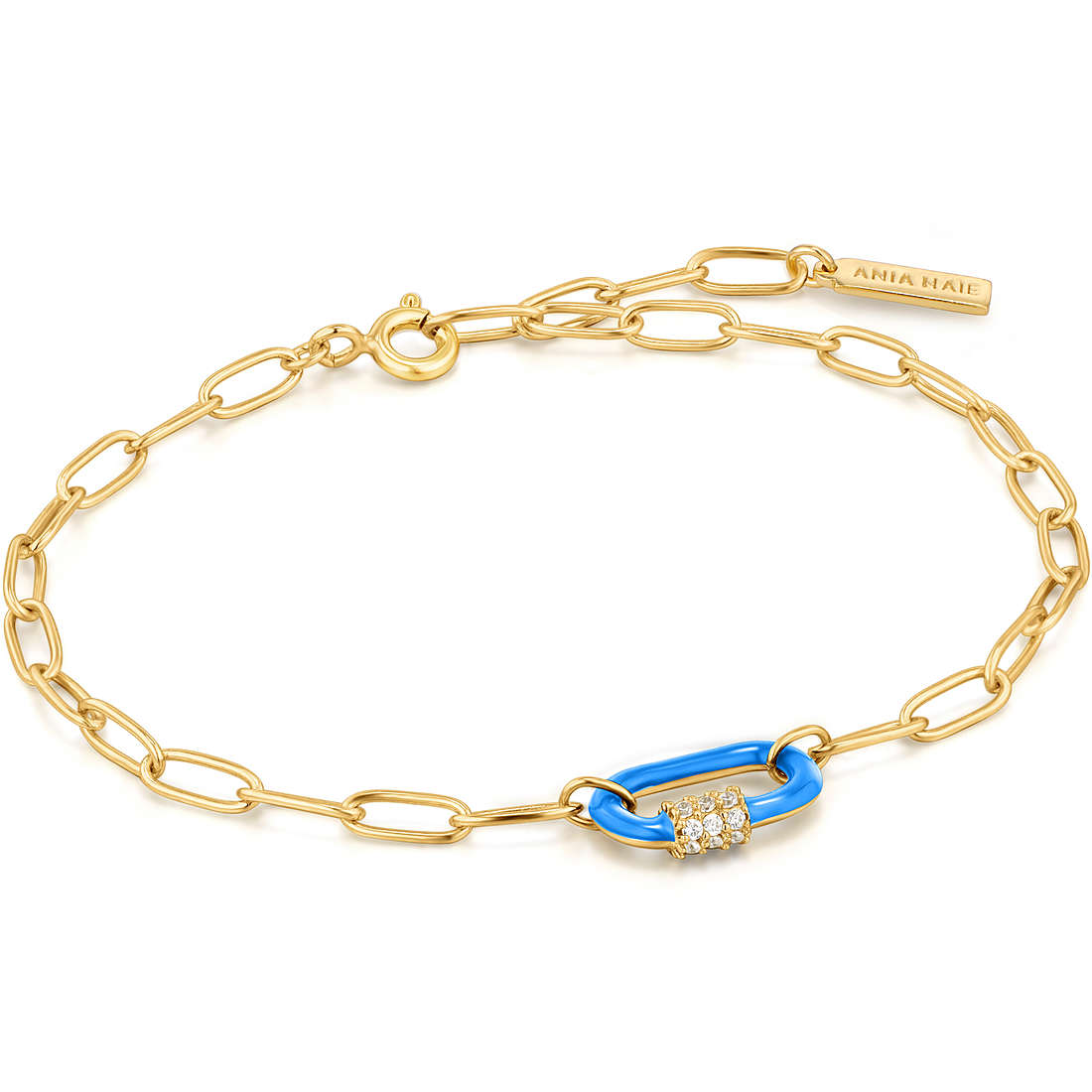 bracelet Gourmette femme Argent 925 bijou Ania Haie Neon Nights B040-01G-NB