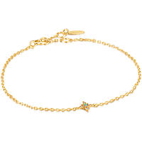 bracelet Gourmette femme Or 14kt bijou Ania Haie Gold Collection BAU001-01YG