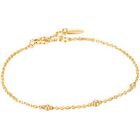bracelet Gourmette femme Or 14kt bijou Ania Haie Gold Collection BAU001-04YG