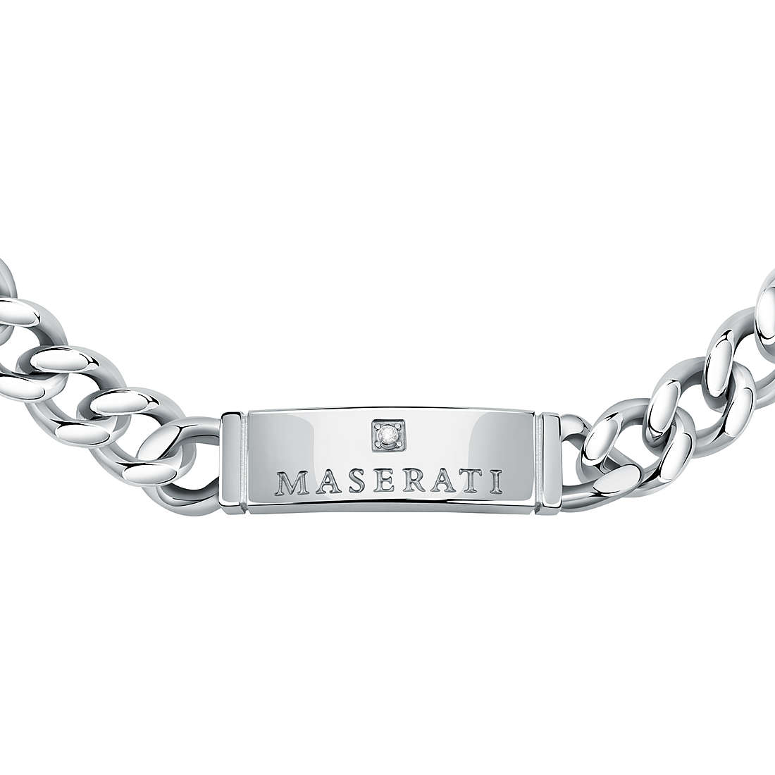 bracelet Gourmette homme Argent 925 bijou Maserati JM221ATY08