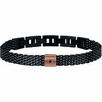 bracelet homme bijoux Breil Black Diamond TJ2956