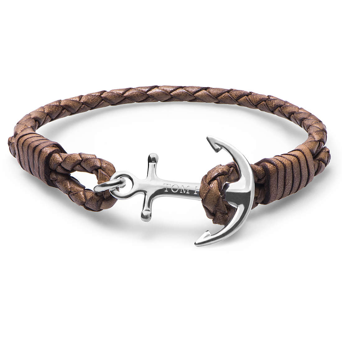 bracelet homme bijoux Tom Hope Cognac TM0221