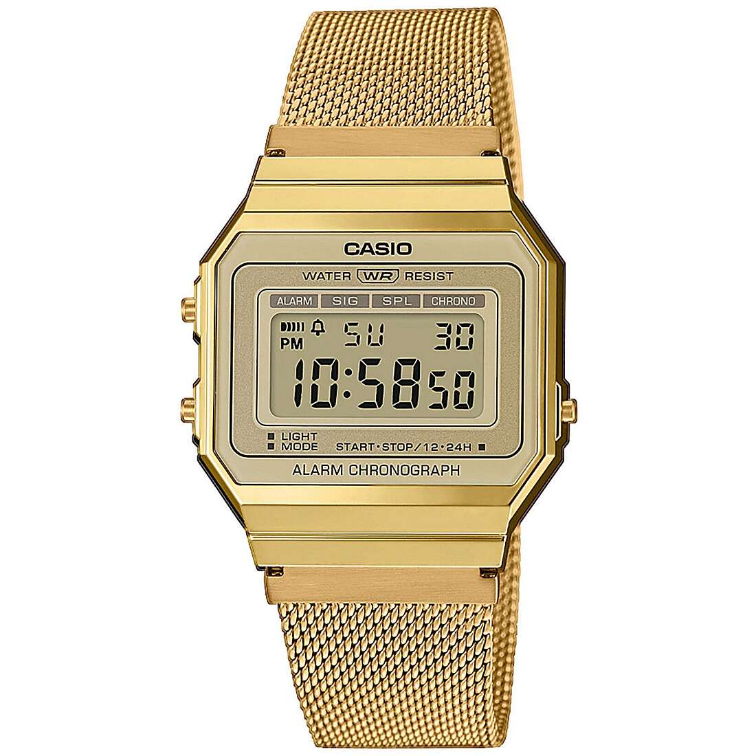 Casio Vintage Or montre unisex A700WEMG-9AEF