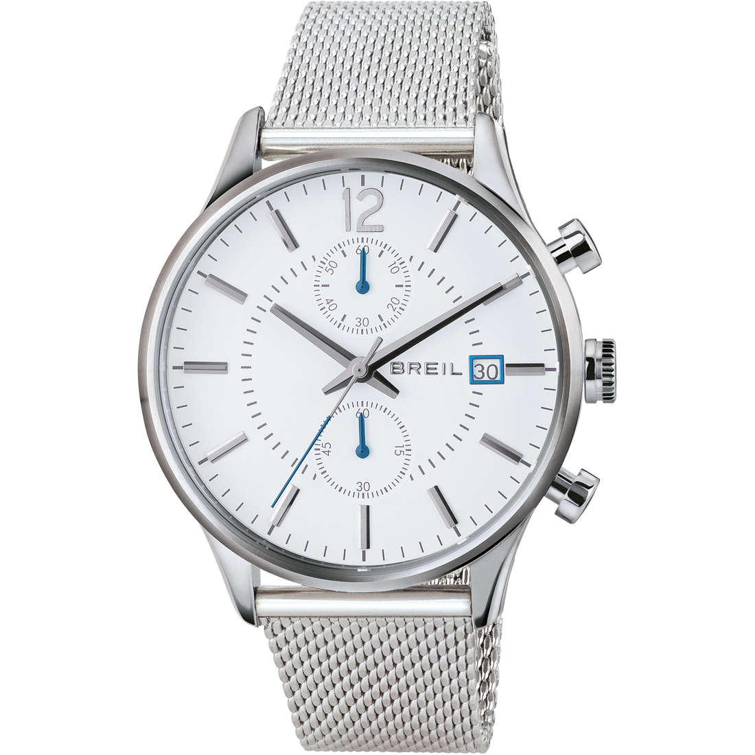 chronographe montre Acier Cadran Blanc homme Contempo TW1648