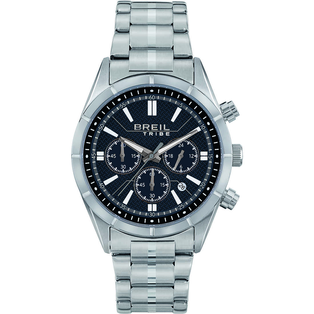 chronographe montre Acier Cadran Bleu homme EW0525