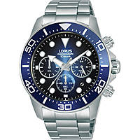 chronographe montre Acier Cadran Bleu homme Sport RT343JX9