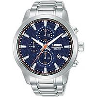 chronographe montre Acier Cadran Bleu homme Sports RM329HX9