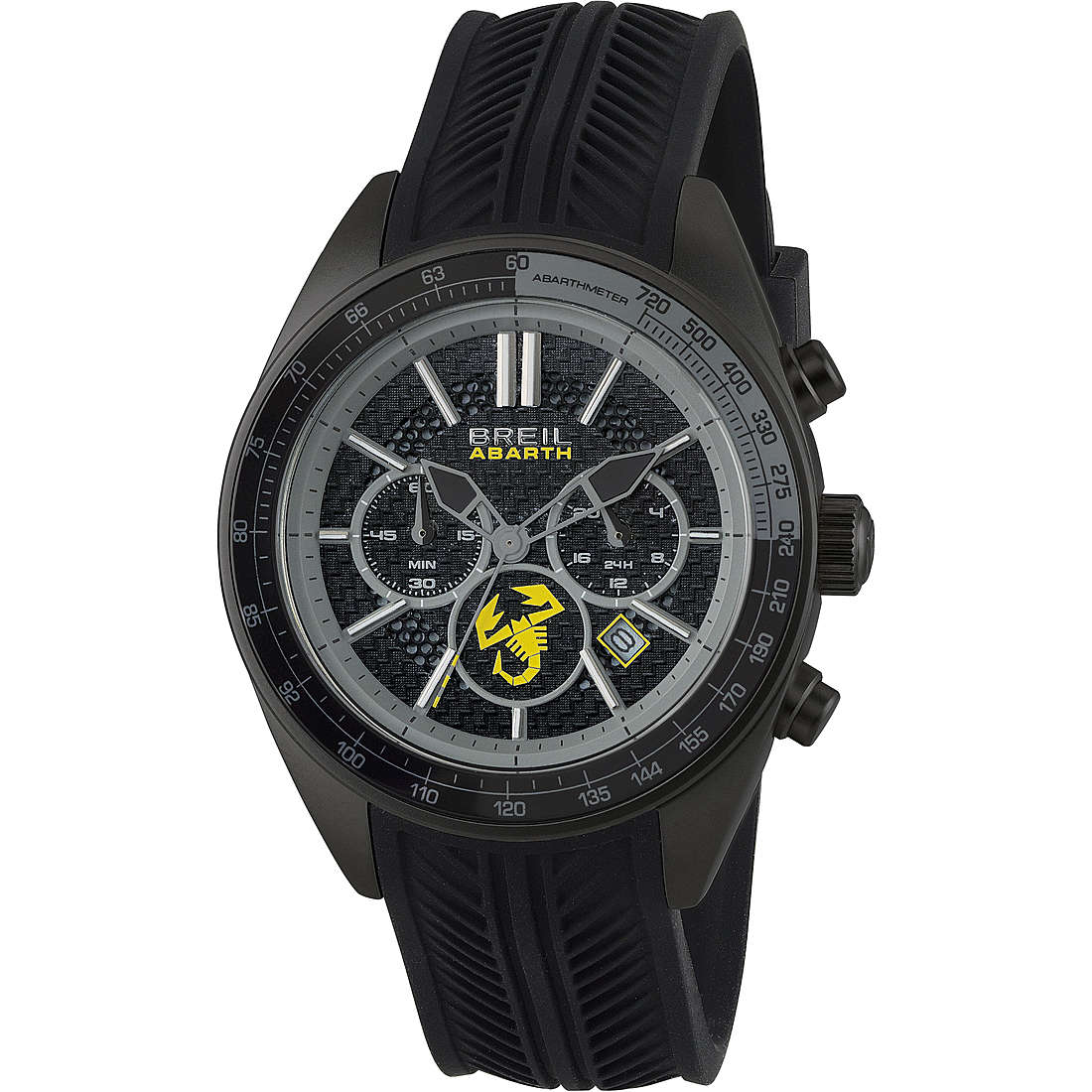 chronographe montre Acier Cadran Noir homme Abarth TW1694