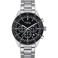 chronographe montre Acier Cadran Noir homme Fast EW0570