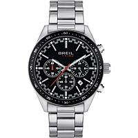 chronographe montre Acier Cadran Noir homme Fast EW0571