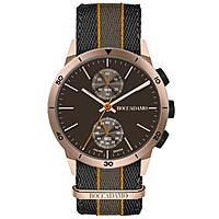 chronographe montre Acier Cadran Noir homme Navy NV010