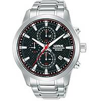 chronographe montre Acier Cadran Noir homme Sports RM327HX9