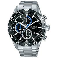 chronographe montre Acier Cadran Noir homme Sports RM335FX9