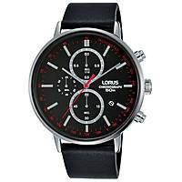 chronographe montre Acier Cadran Noir homme Urban RM365FX9