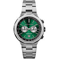 chronographe montre Acier Cadran Verte homme Icona IC010