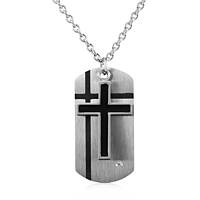 collier avec croix homme bijou Travis Kane TK-C313S