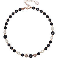 collier avec des perles Boccadamo Perlamia pour femme GR734RS