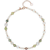 collier avec des perles Boccadamo Perlamia pour femme GR738RS