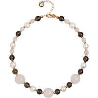 collier avec des perles Boccadamo Perlamia pour femme GR778RS