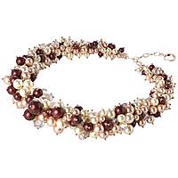 collier avec des perles Boccadamo Romantica pour femme RGR005