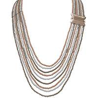 collier avec des perles Boccadamo Romantica pour femme RGR015C