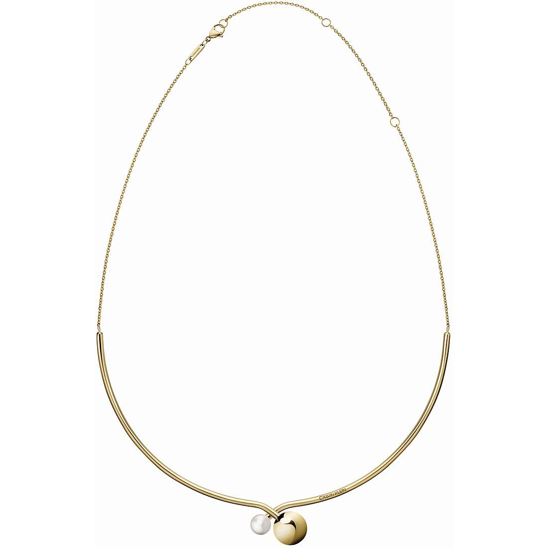 collier avec des perles Calvin Klein Bubbly pour femme KJ9RJJ140100