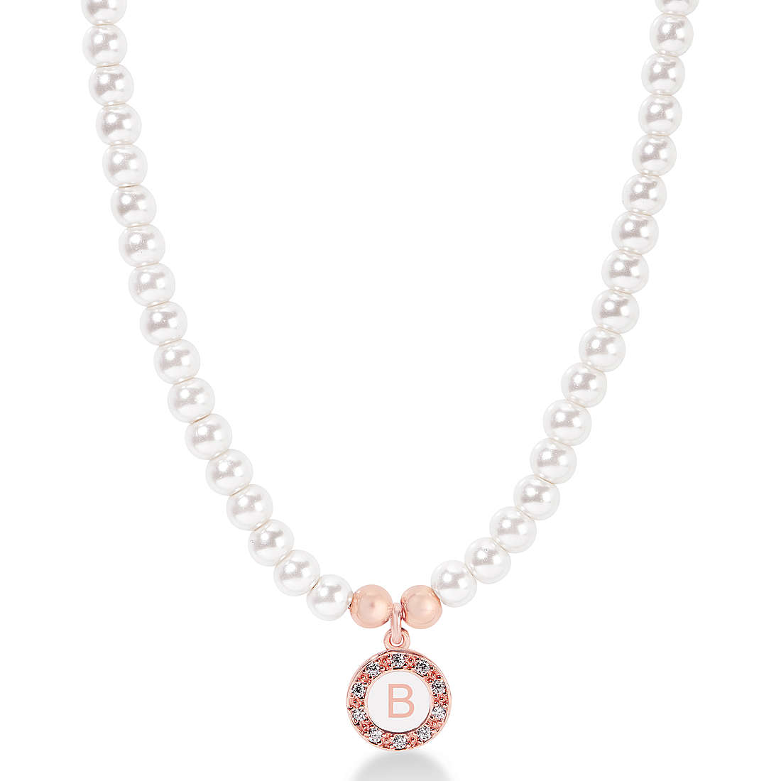 collier avec des perles Dvccio Grace pour femme CPERLAGR-b