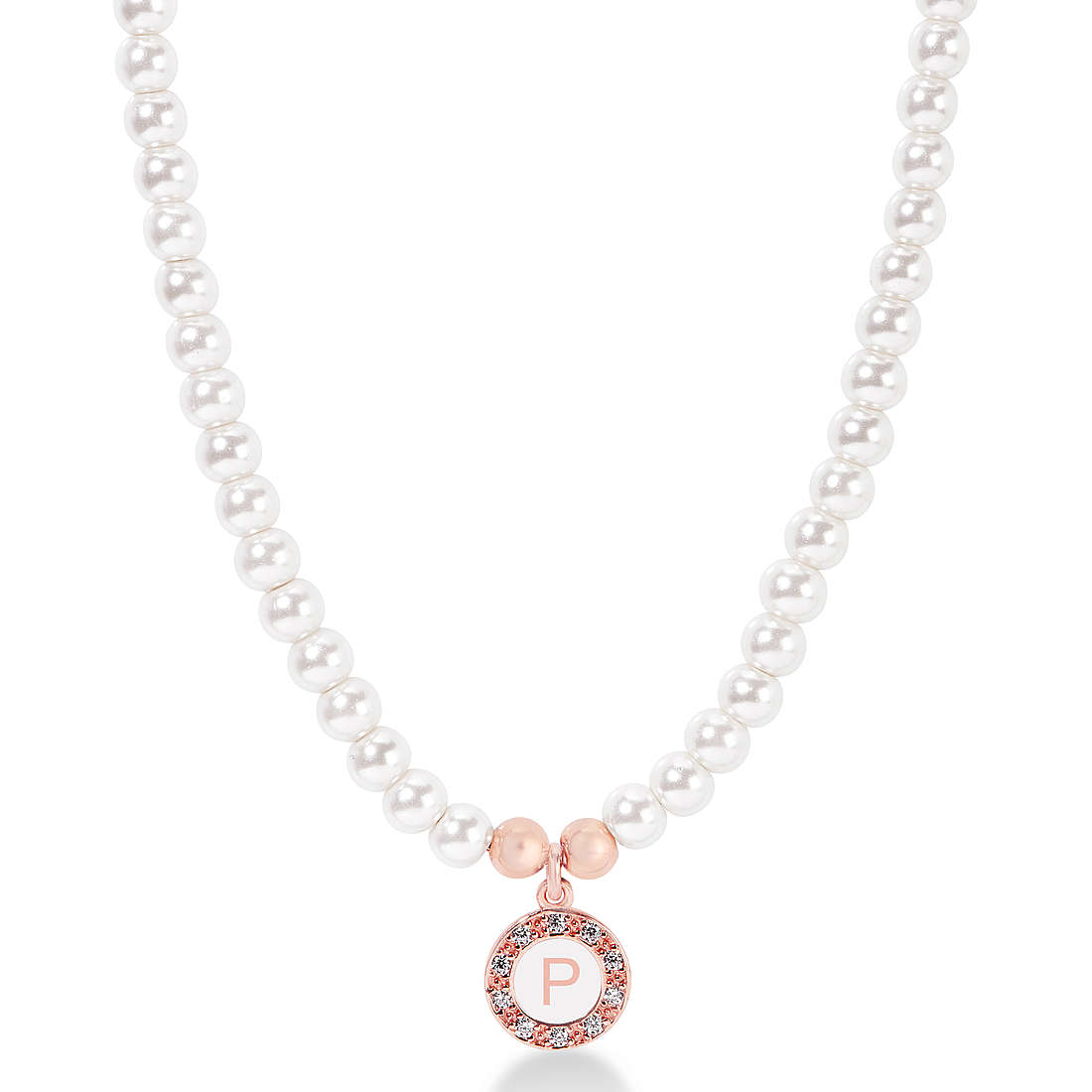 collier avec des perles Dvccio Grace pour femme CPERLAGR-p