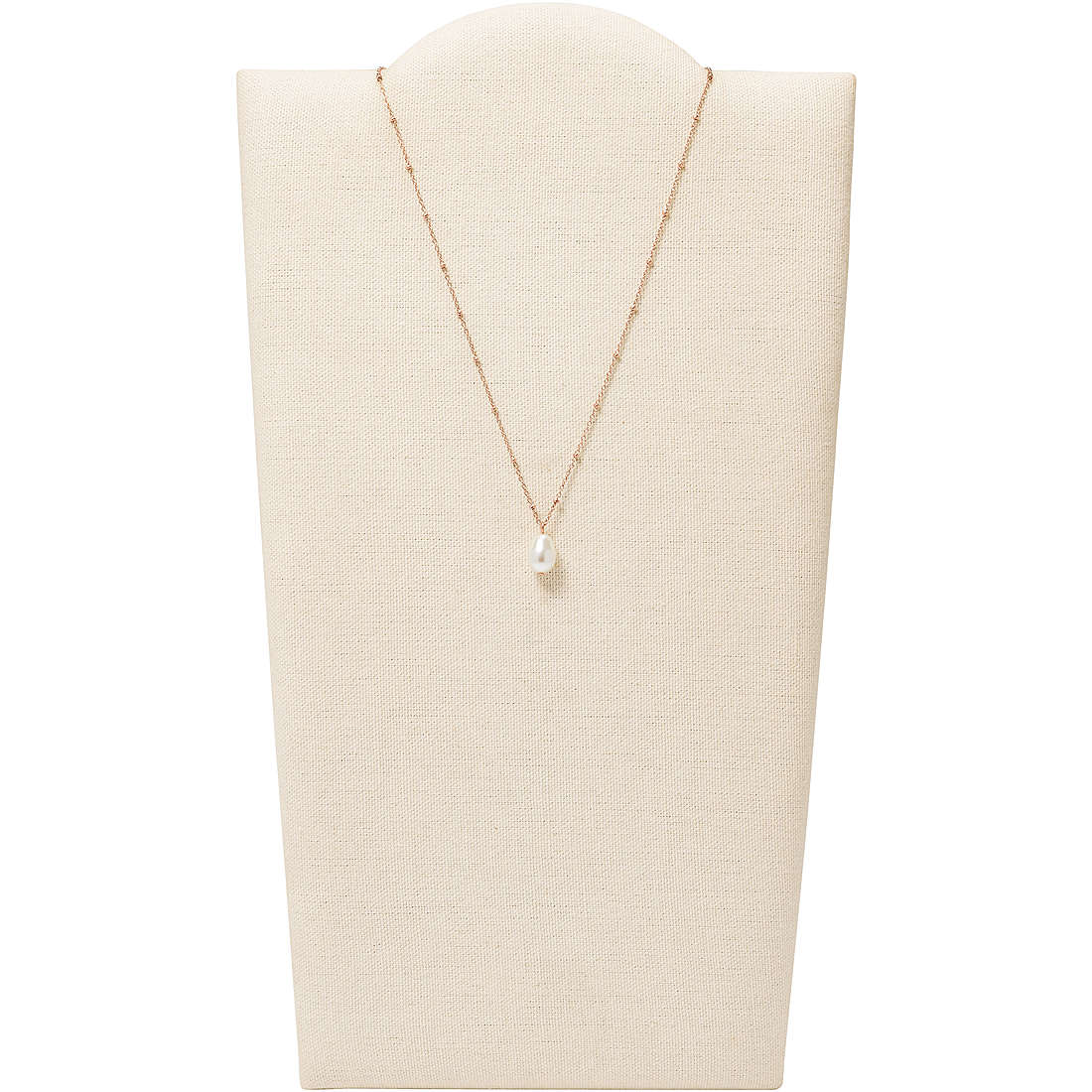 collier avec des perles Fossil Vintage Iconic pour femme JF03643791